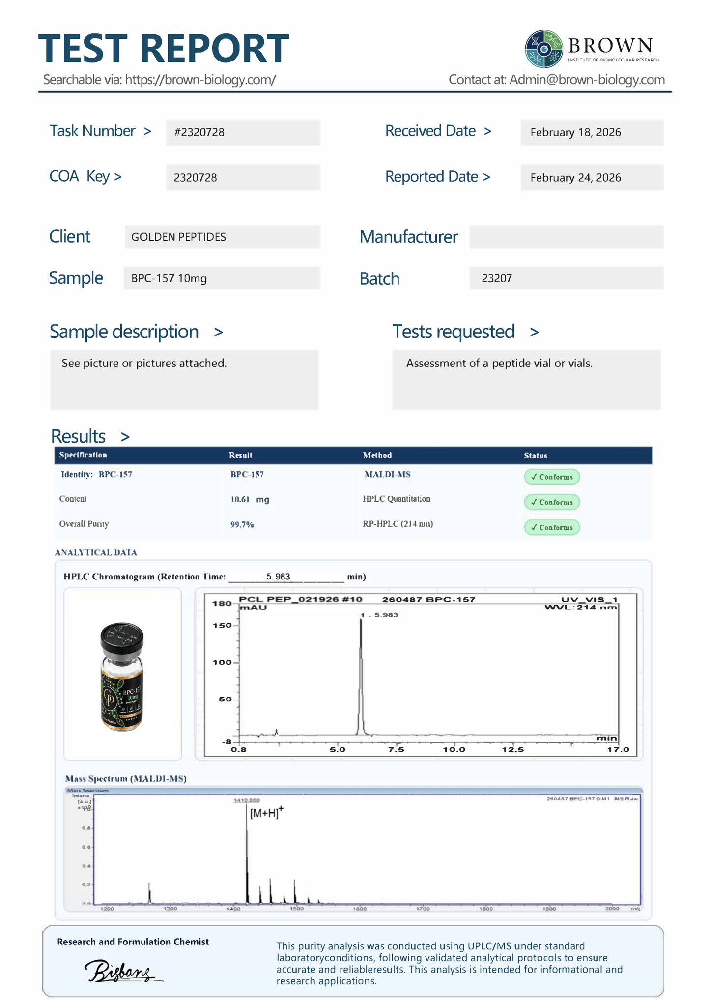 BPC-157 10mg