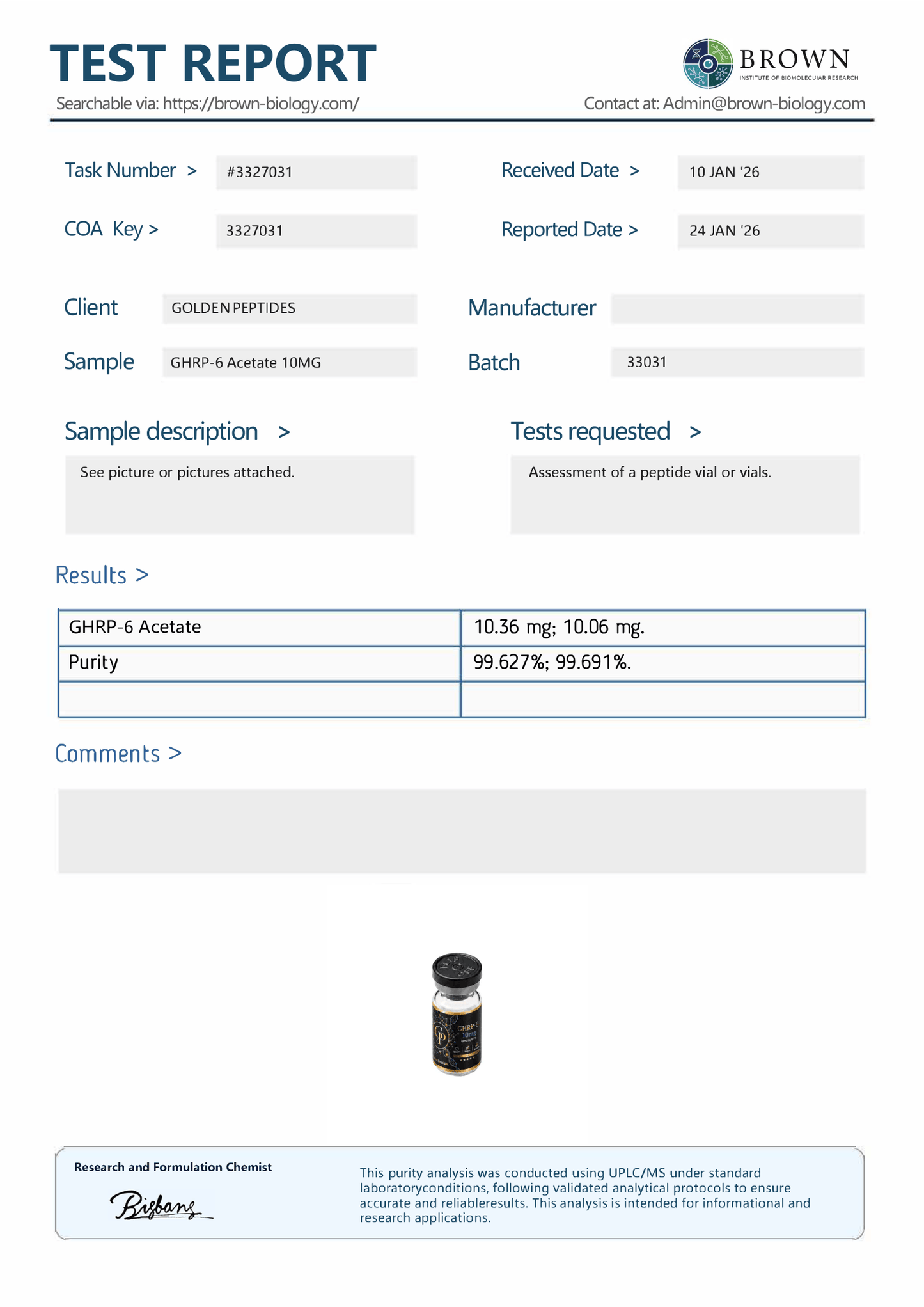 GHRP-6 10mg