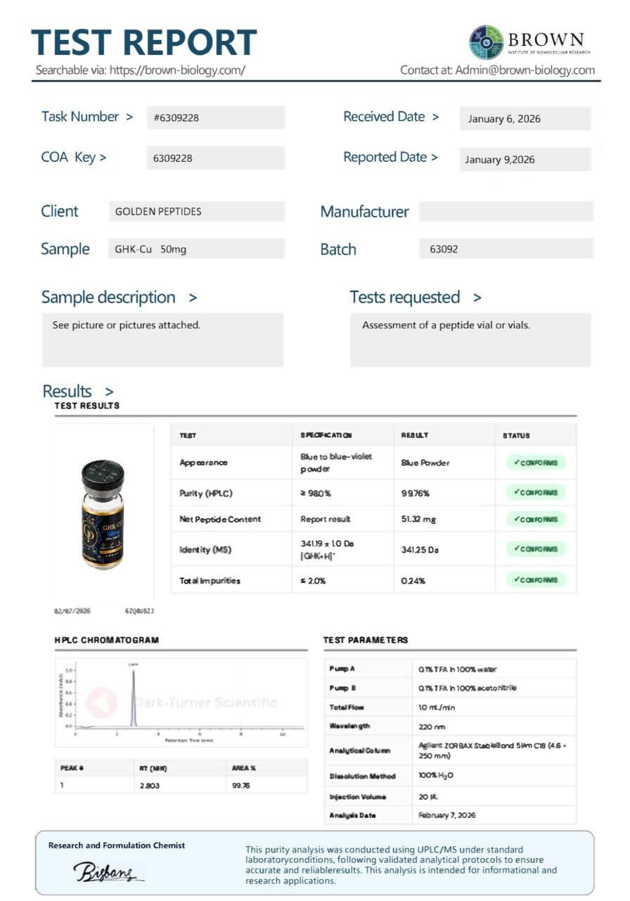 GHK-Cu 50mg/100mg
