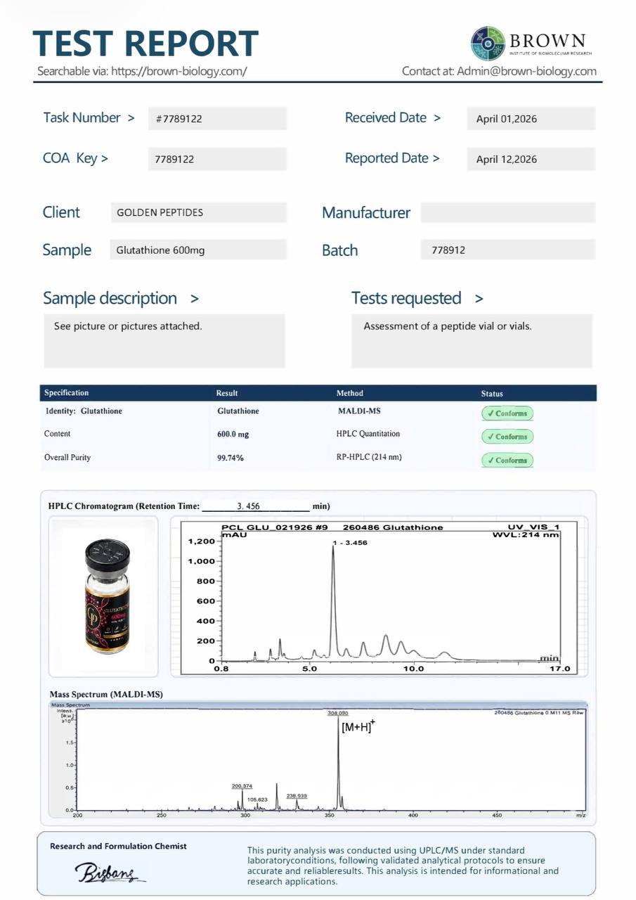Glutathione 600mg